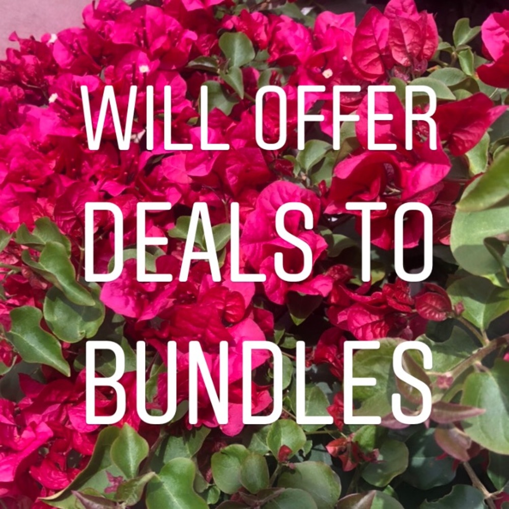 Offers for bundles welcome